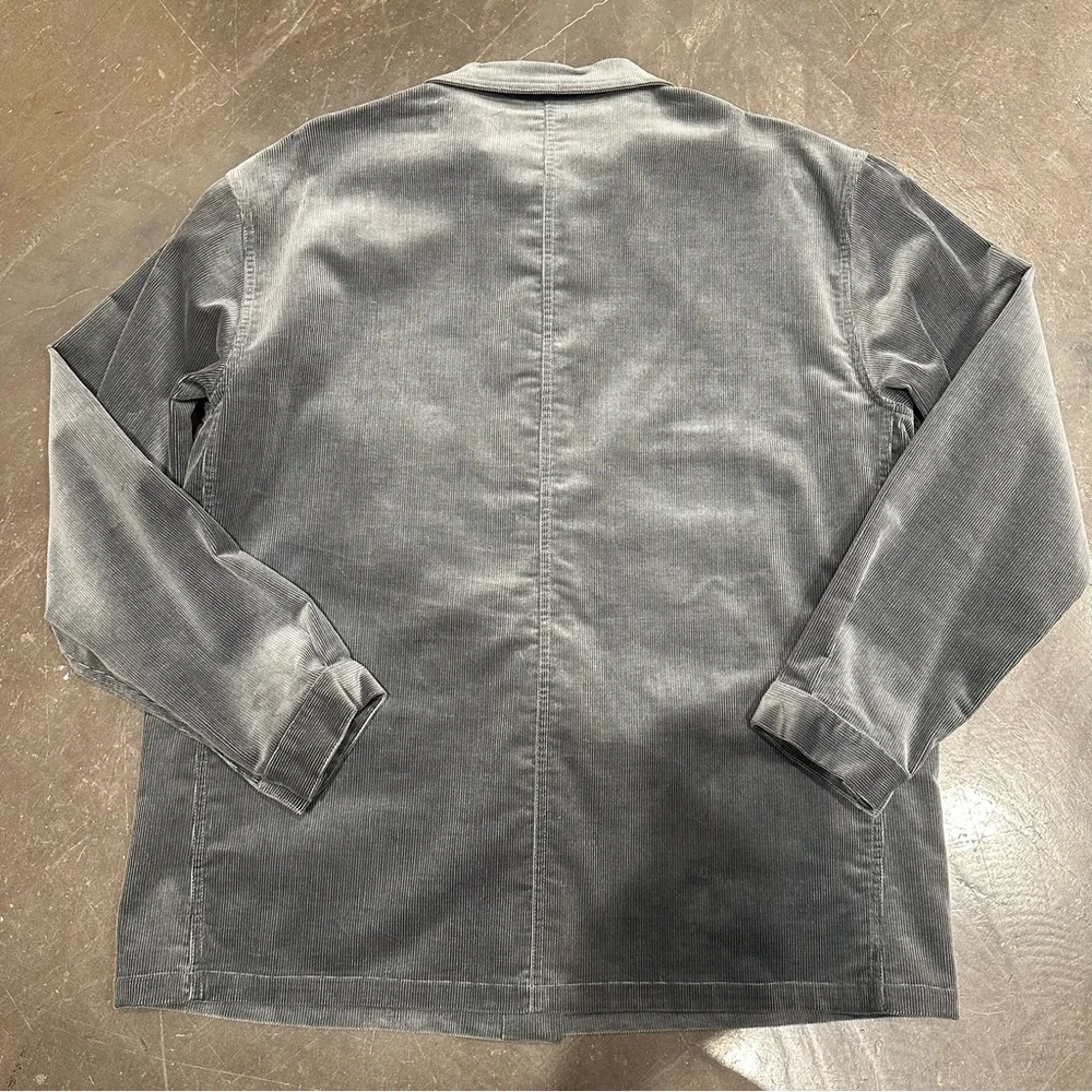 La Garconne Moderne - Women’s Corduroy Utility Work Chore Coat Jacket - Size L